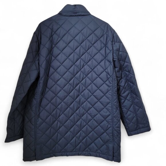 Brooks Brothers 346 Size L Quilted Zip/Button Closure Hidden Hood Jacket, EUC - Picture 2 of 13